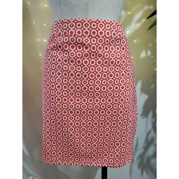 RipSkirt Hawaii Adjustable Length 2 Wrap Skirt Womens XL Geo Print Pockets Red - Picture 3 of 11